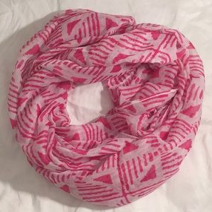 Pink Target infinity scarf